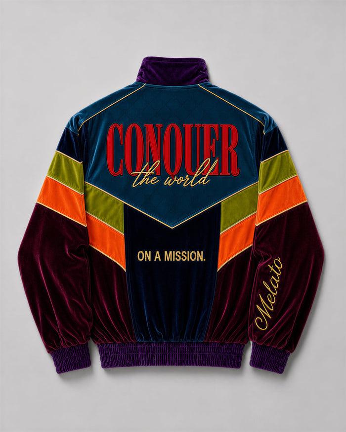 Conquista Velour Track Jacket