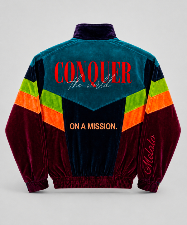Melato Conquista Velour Track Jacket alternate view — premium velour drop