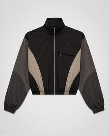 The "Taupe Secret" Retro Panel Jacket