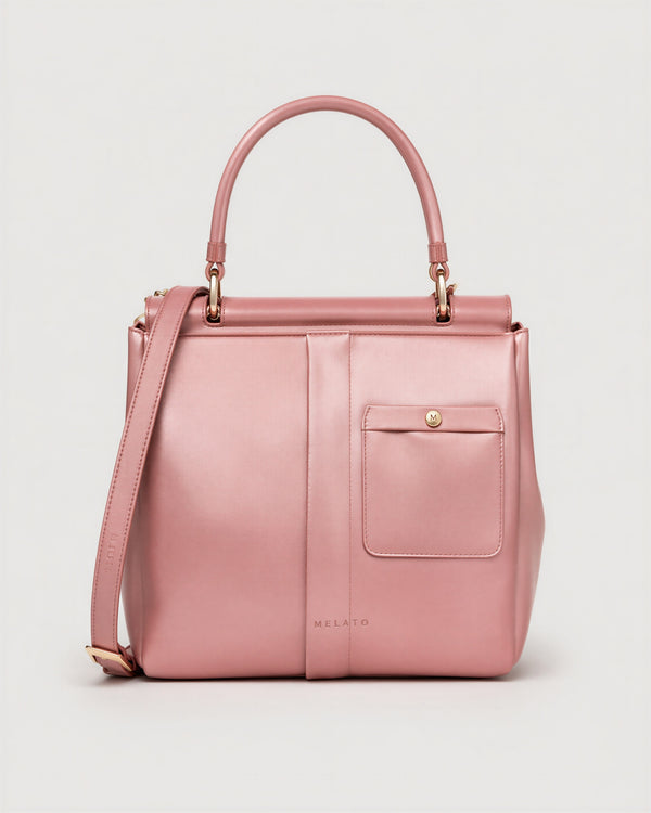 Pocket Change Top Handle Bag