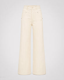 The "Off-White Lie" Wide Flare Jean