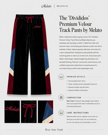 Melato Divididos Velour Track Pant alternate product view