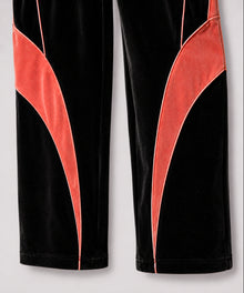 Melato Reliance Bamboo Track Pant detail shot — contrast side paneling