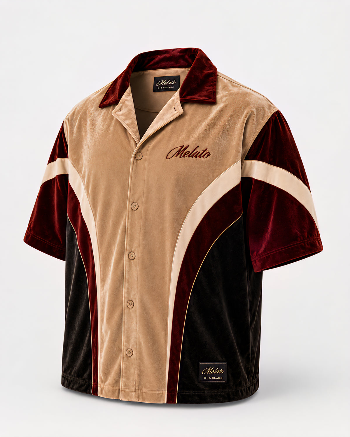 Taqburni Velour Polo Shirt