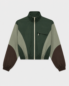 The "Olive Affair" Retro Panel Jacket