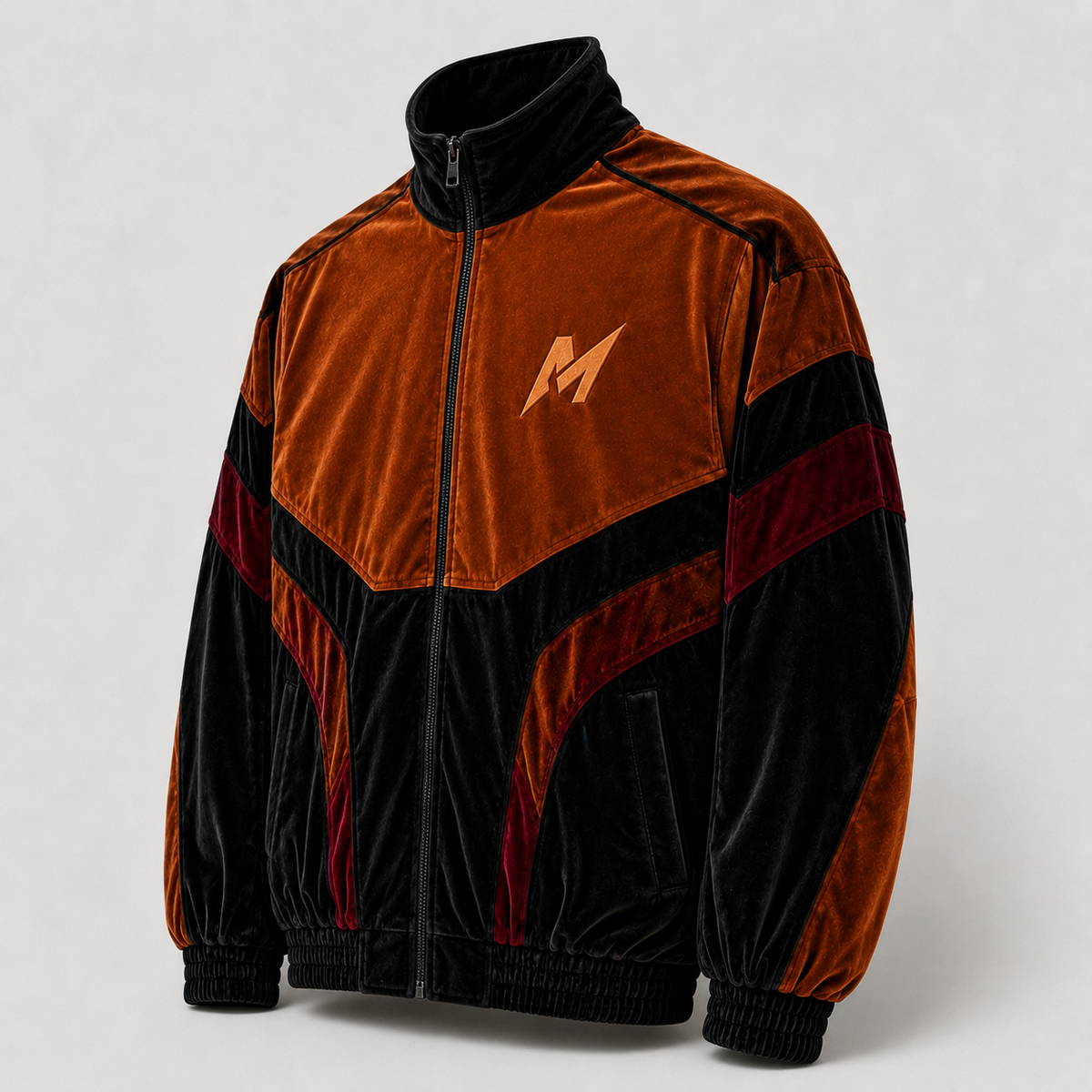 Clockout Velour Track Jacket