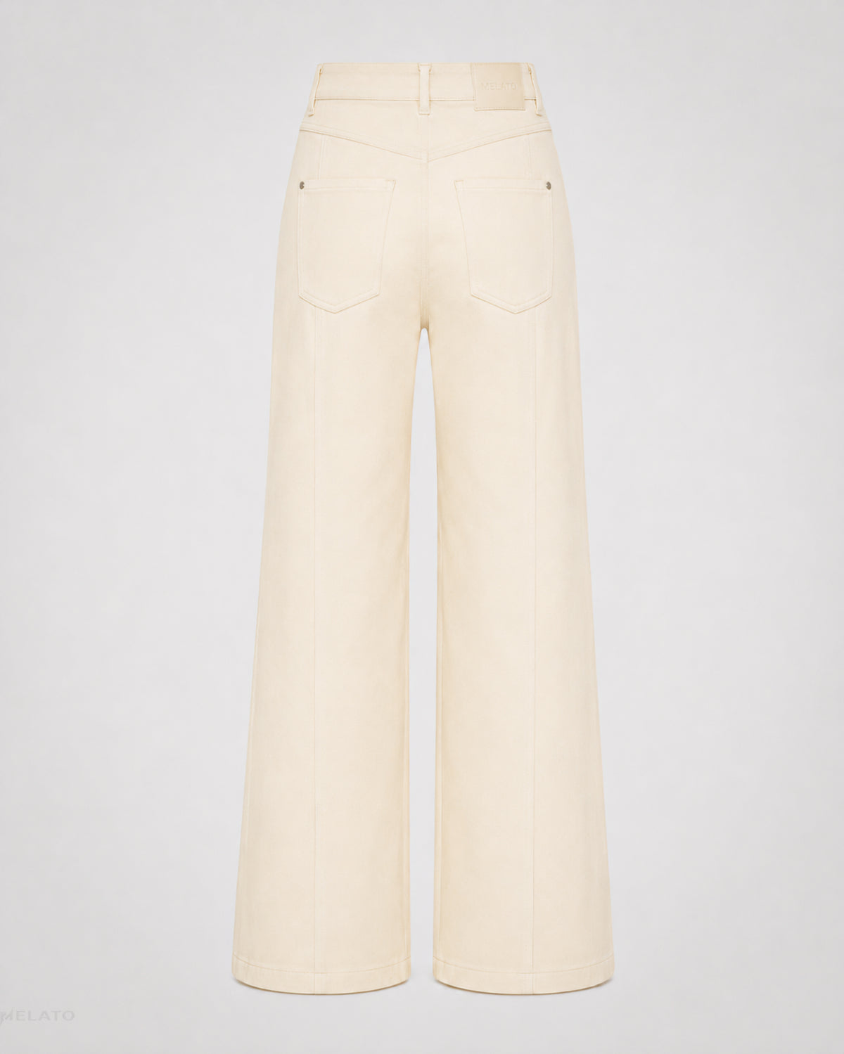 The "Off-White Lie" Wide Flare Jean