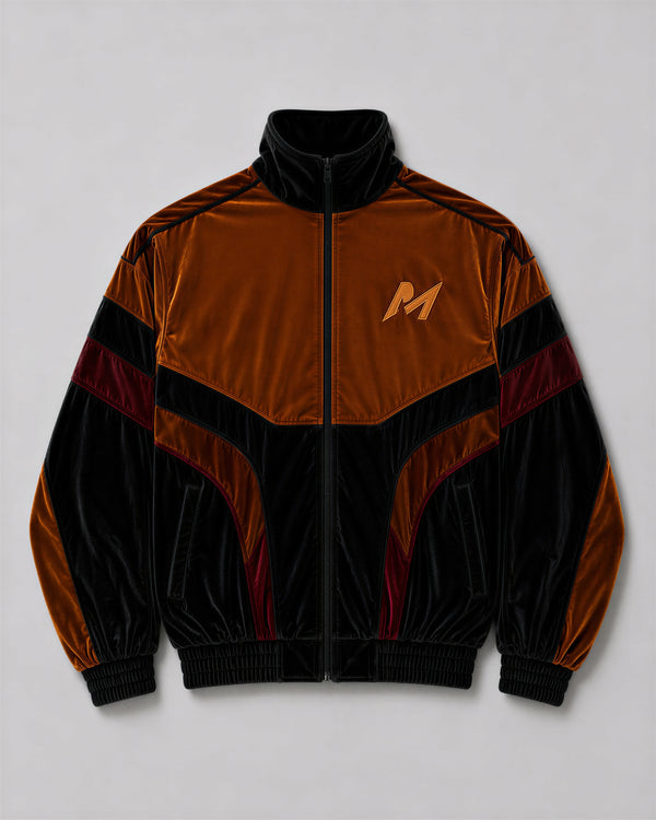 Clockout Velour Track Jacket