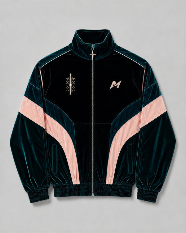 Hargneux Velour Track Jacket