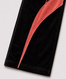 Melato Reliance Bamboo Track Pant close up — premium bamboo track fabric