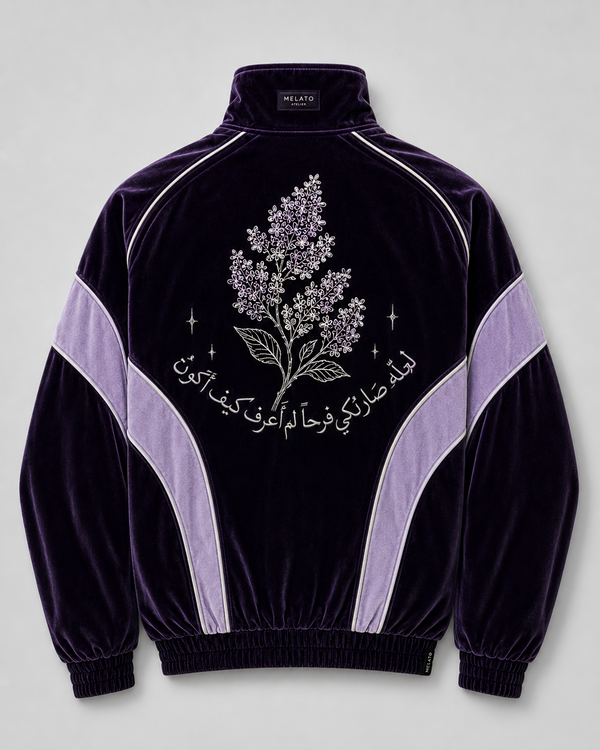 Agapé Velour Track Jacket