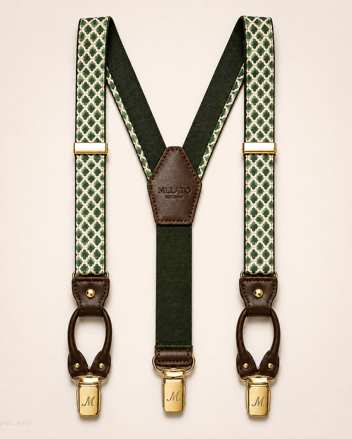The "Ivy Trellis Harness" Woven Suspenders