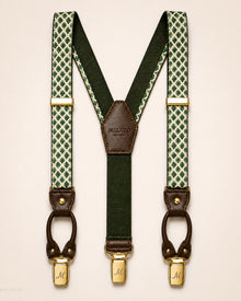 The "Ivy Trellis Harness" Woven Suspenders
