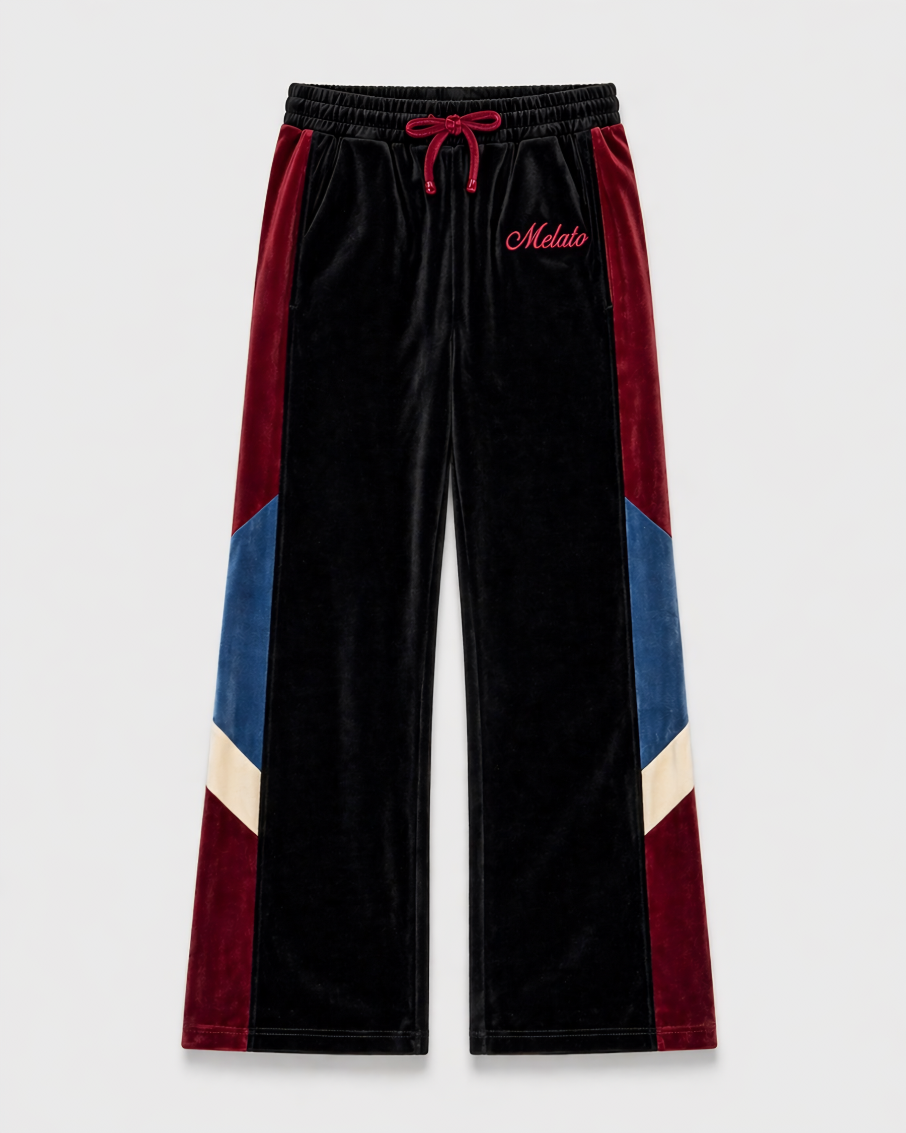 Melato Divididos Velour Track Pant — heritage inspired premium velour track pants
