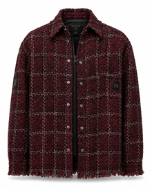 Barolo Tweed Zip Overshirt