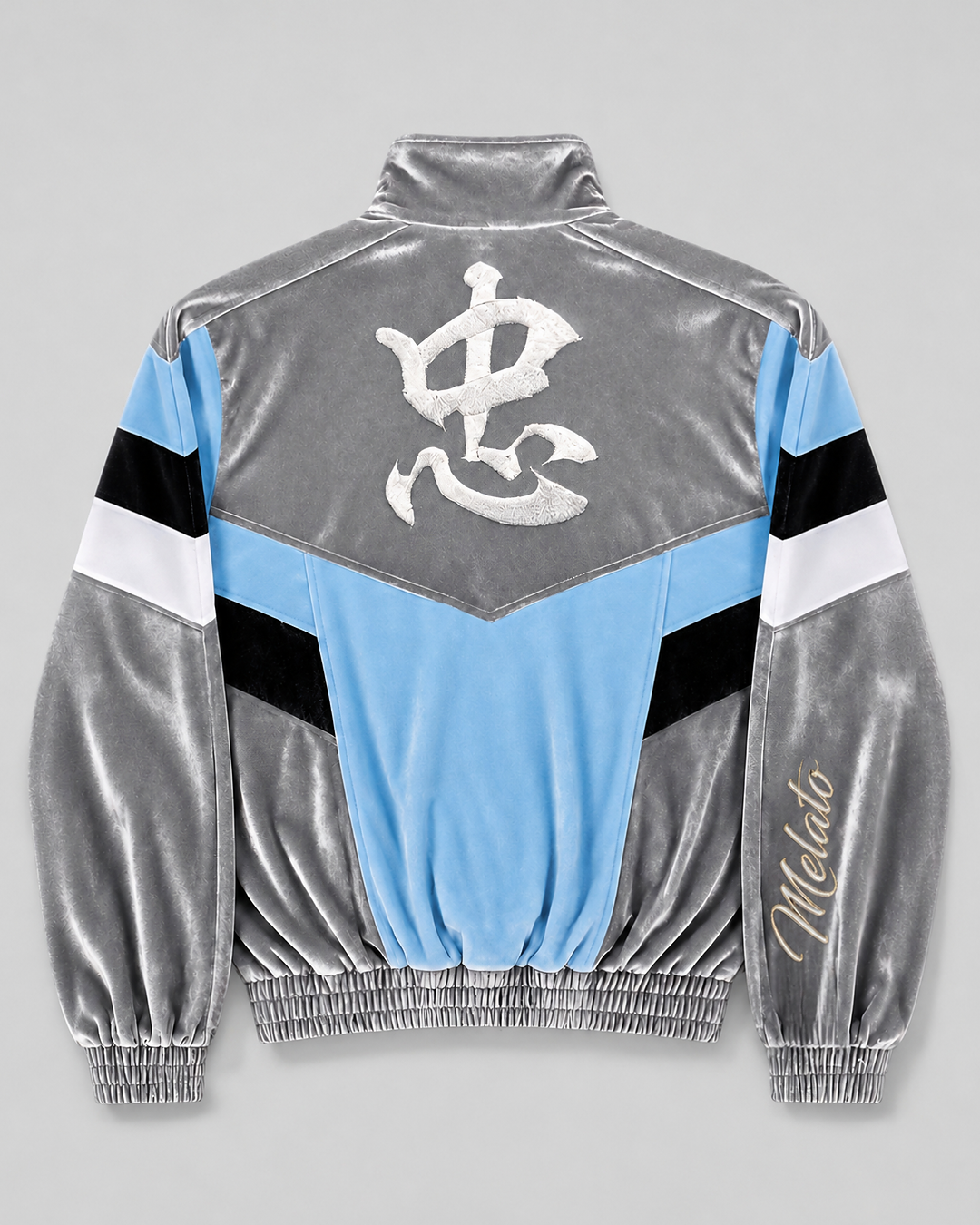 CHU Velour Track Jacket by Melato, front product view
