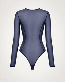 The "Blue Hour Alibi" Mesh Bodysuit