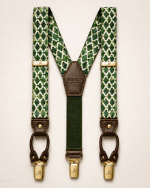 The "Ivy Trellis Harness" Woven Suspenders