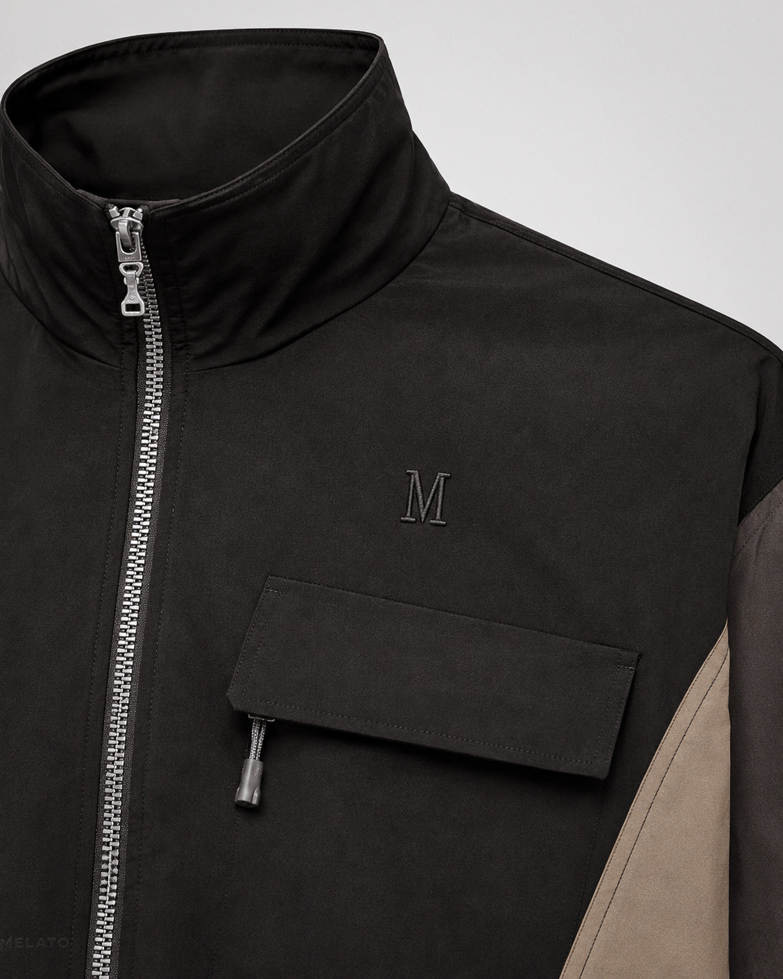 The "Taupe Secret" Retro Panel Jacket