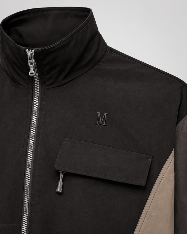 The "Taupe Secret" Retro Panel Jacket