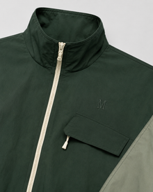 The "Olive Affair" Retro Panel Jacket