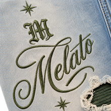 Berry Distressed Slim Jean