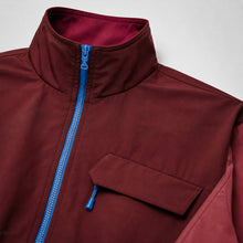 The "Wine Breaker" Marsala Panel Jacket