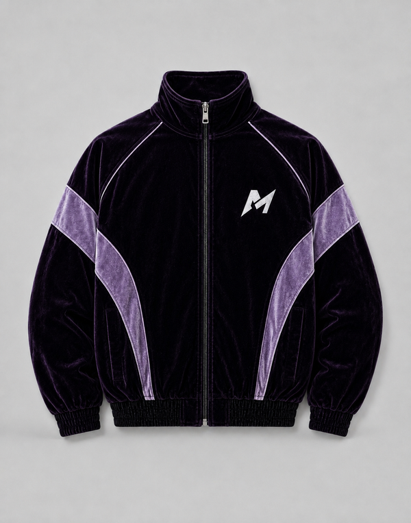 Agapé Velour Track Jacket