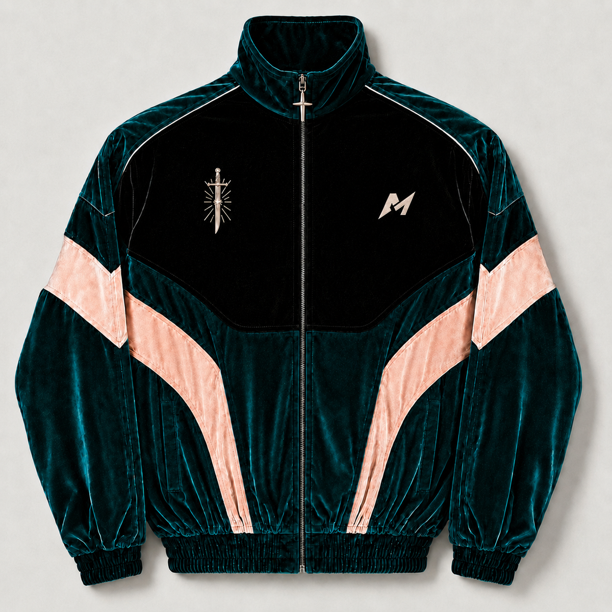 Hargneux Velour Track Jacket