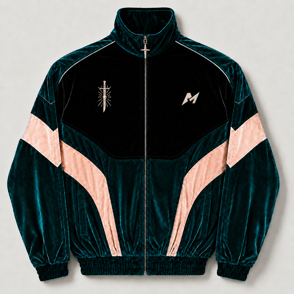Hargneux Velour Track Jacket