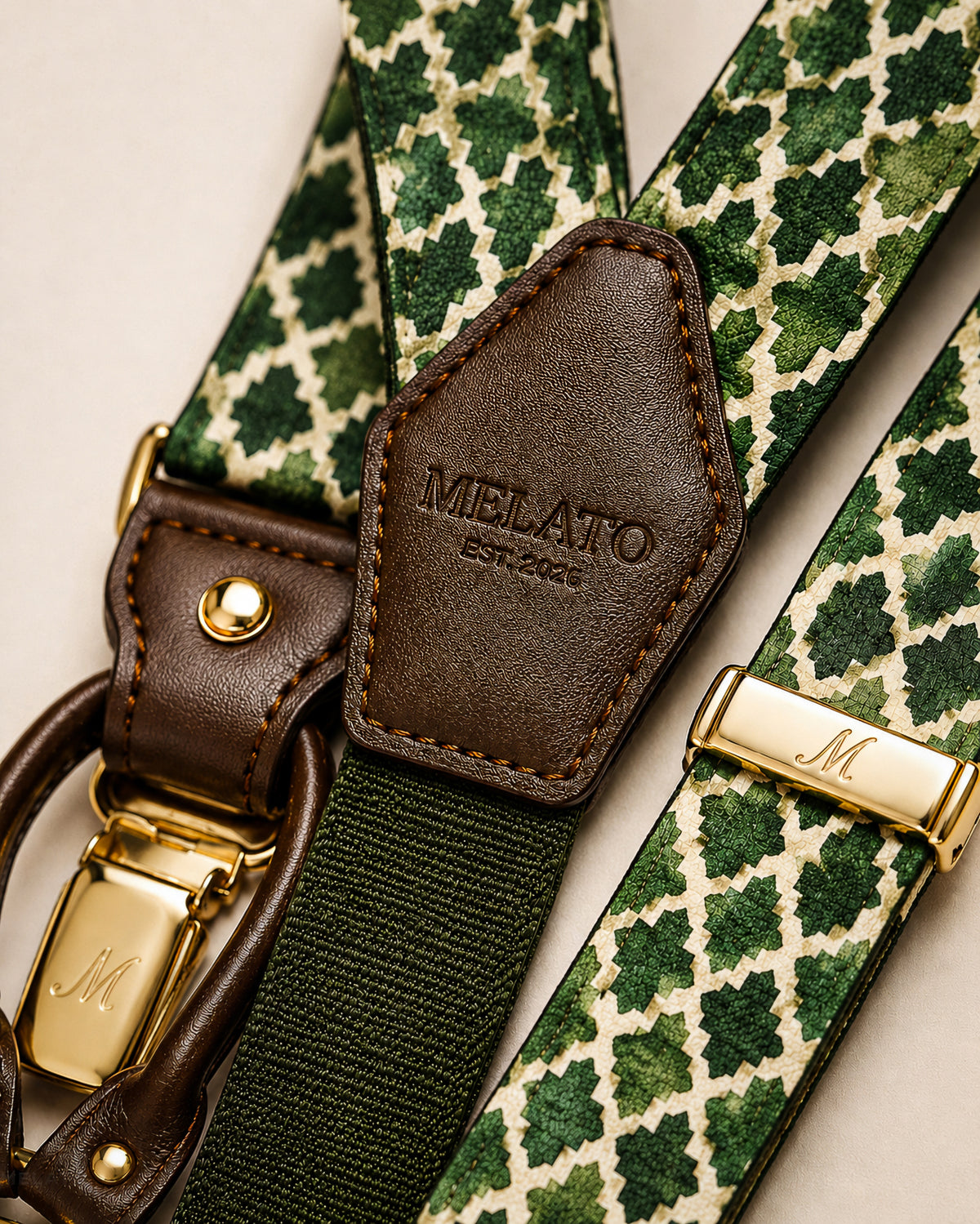 The "Ivy Trellis Harness" Woven Suspenders