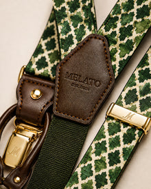 The "Ivy Trellis Harness" Woven Suspenders