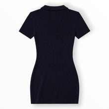 Dress Code Violation Rib Knit Mini Dress, rear view
