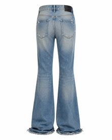 Rosetta Distressed Flare Jean by Melato, product view 3