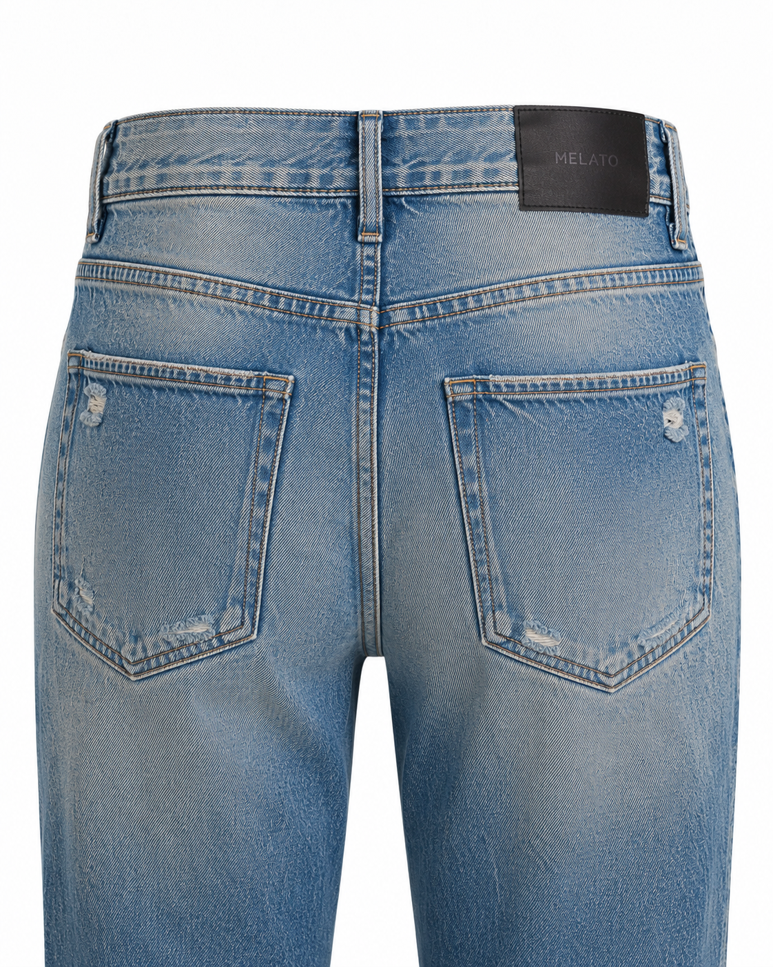 Rosetta Distressed Flare Jean by Melato, product view 6