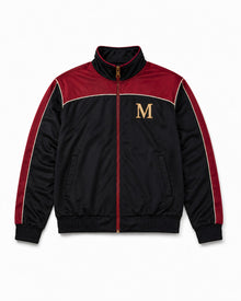 Rossoneiri Satin Track Jacket, flat front view