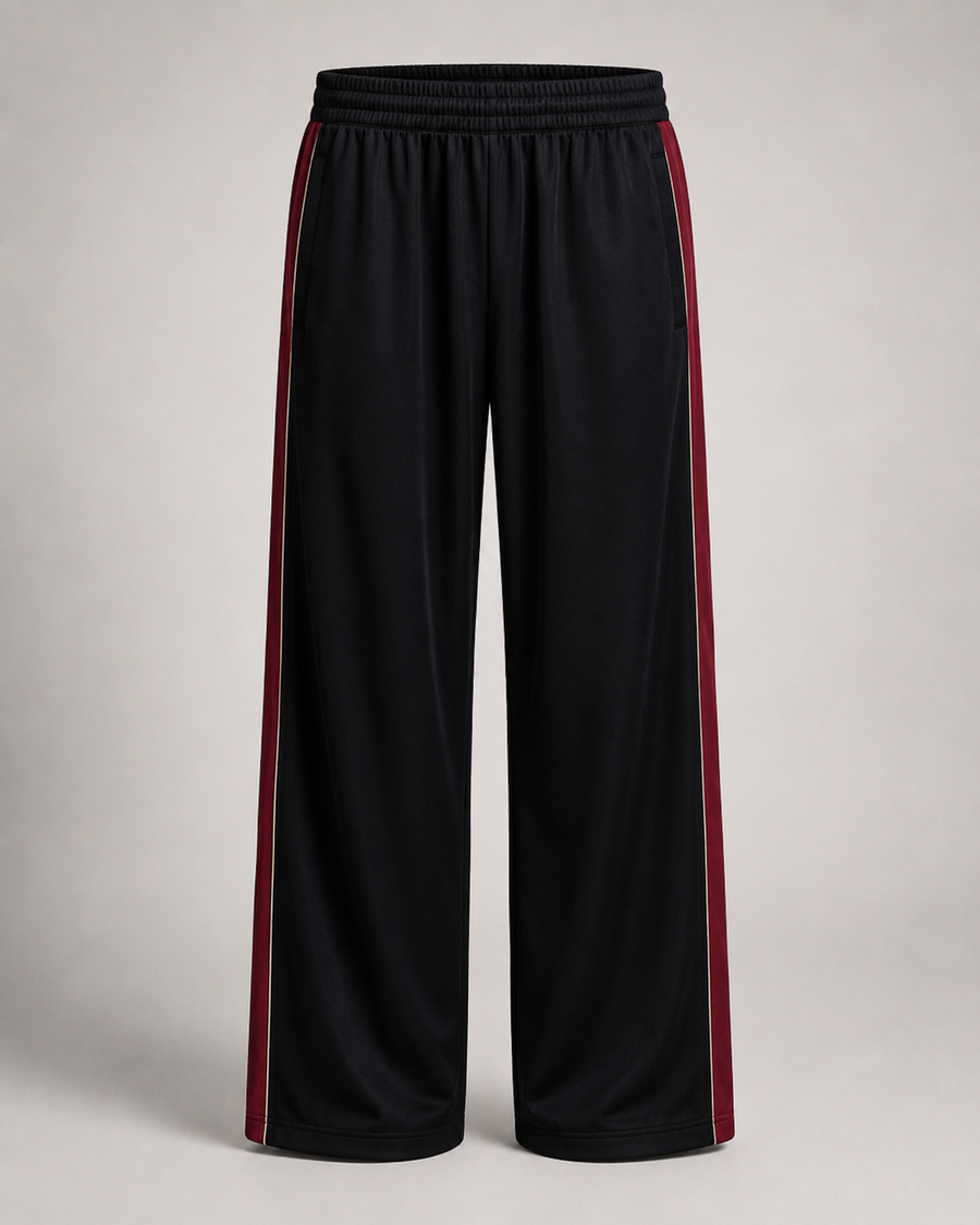 Rossoneiri Satin Track Pant by Melato, product view 2