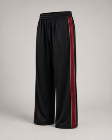 Rossoneiri Satin Track Pant by Melato, product view 3