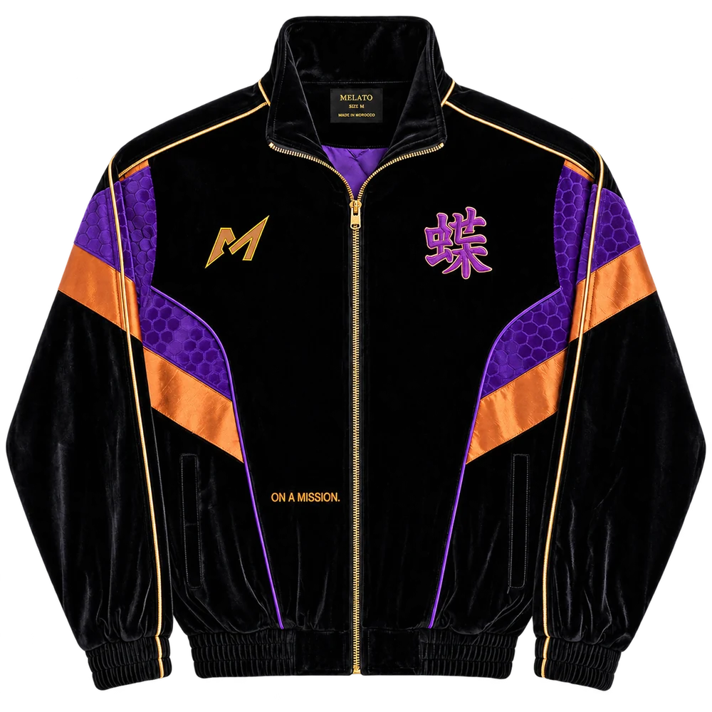 Chō Velour Track Jacket - Front